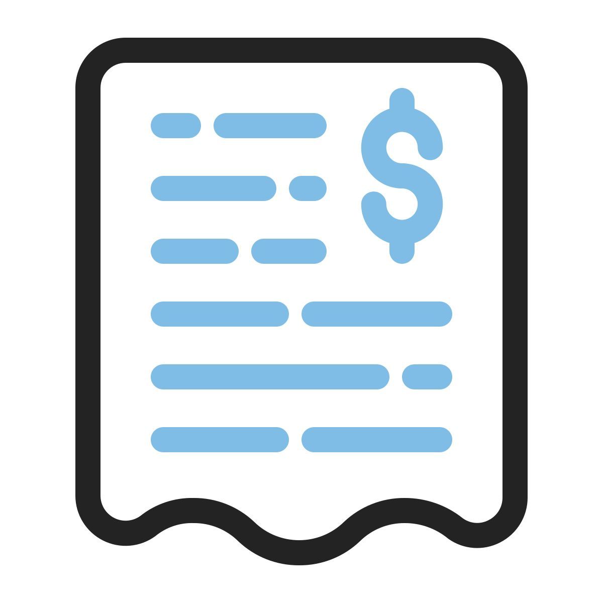 informe financiero icon