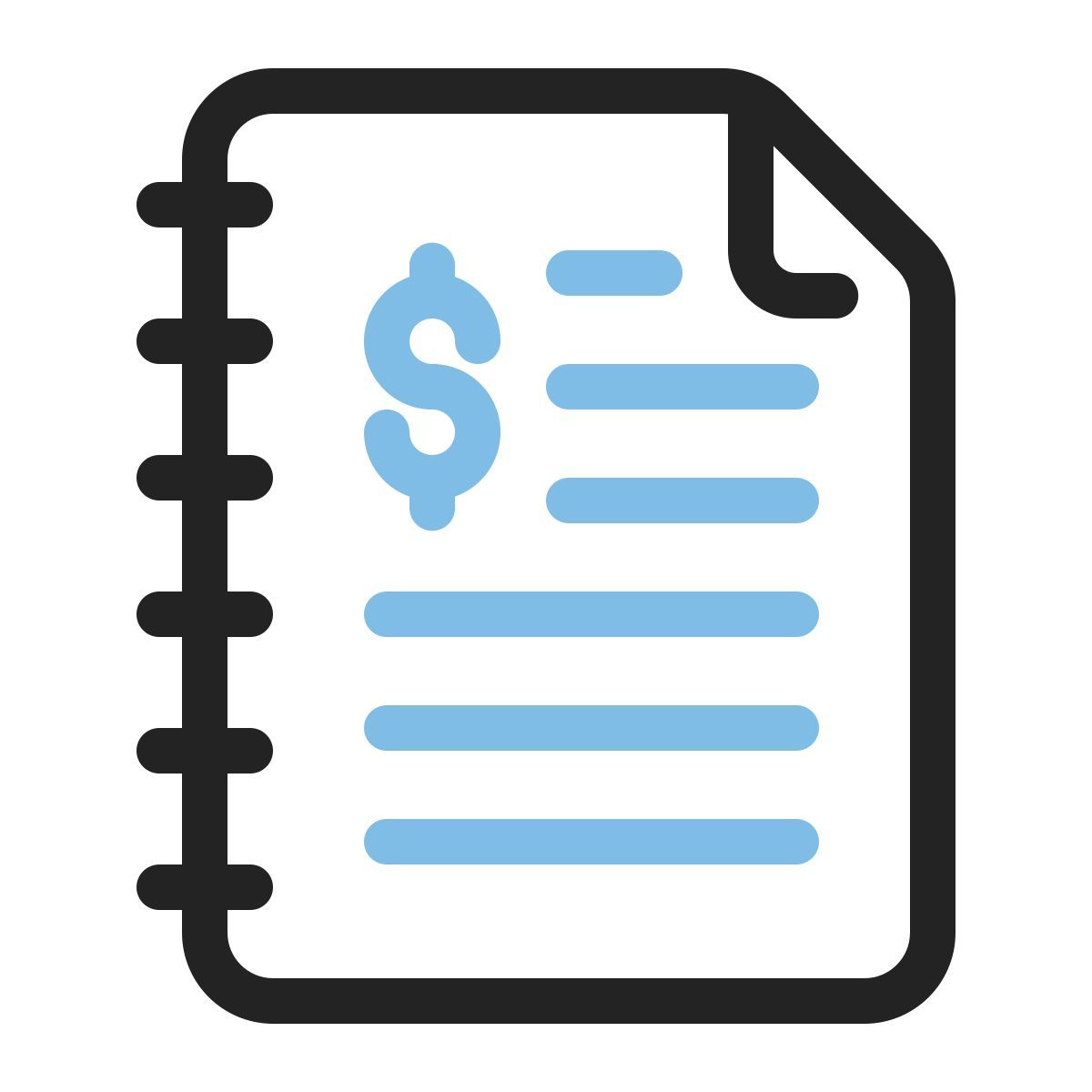 informe financiero icon