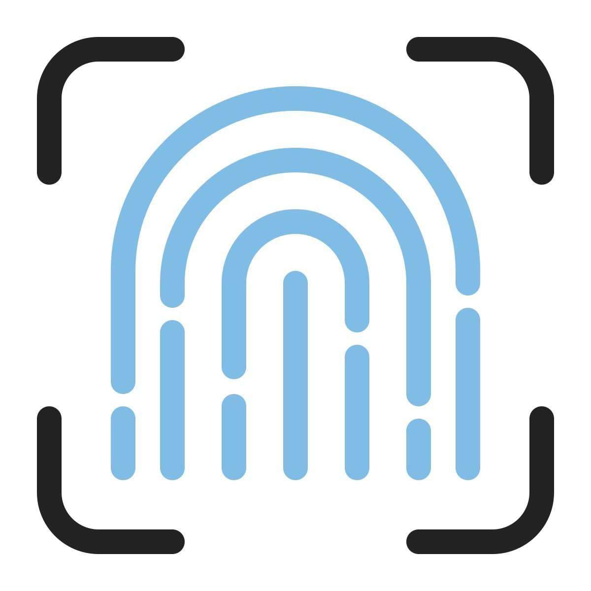 finger scanner icon