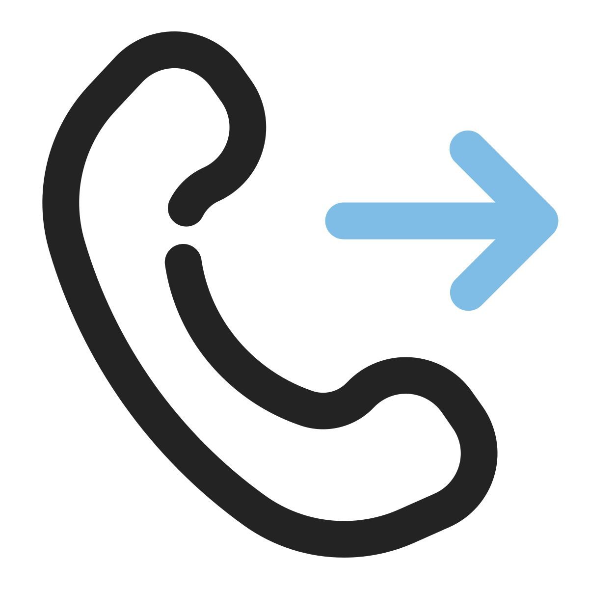 outgoing call icon