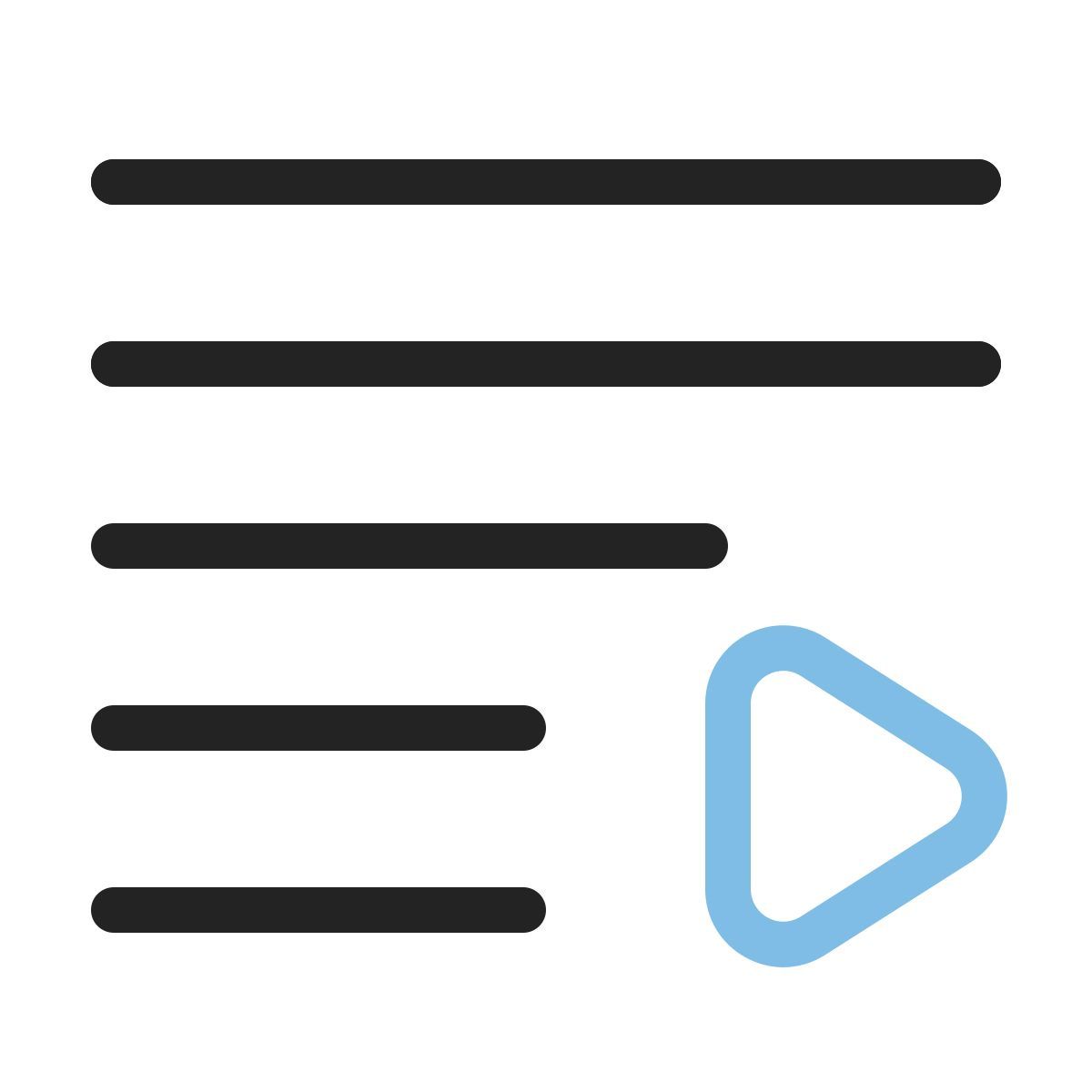list icon