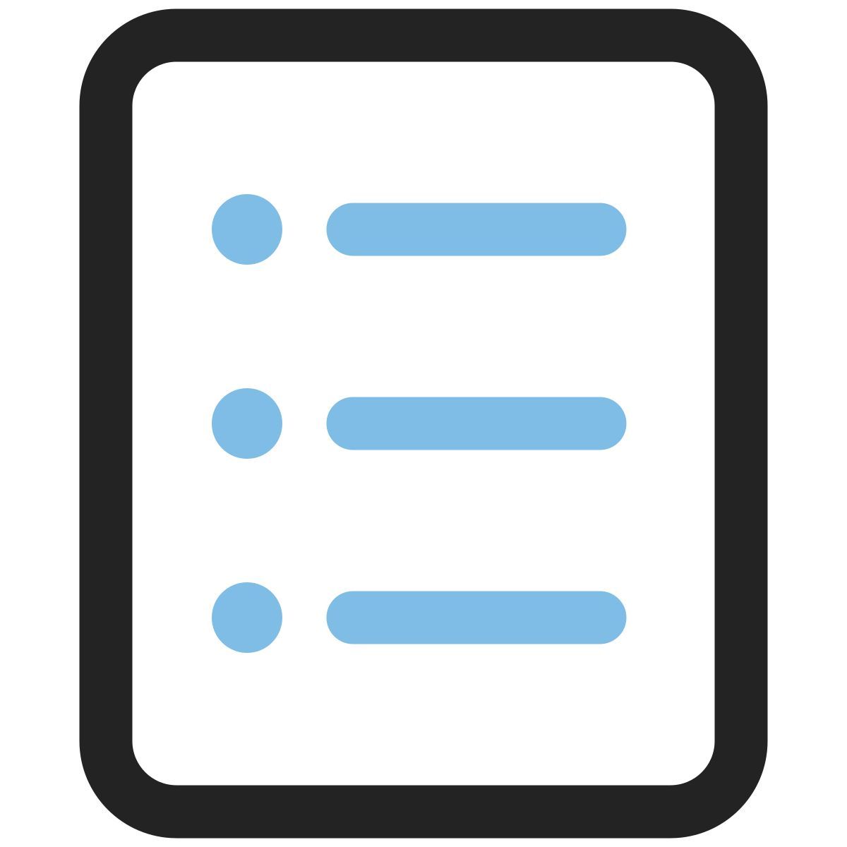 list icon