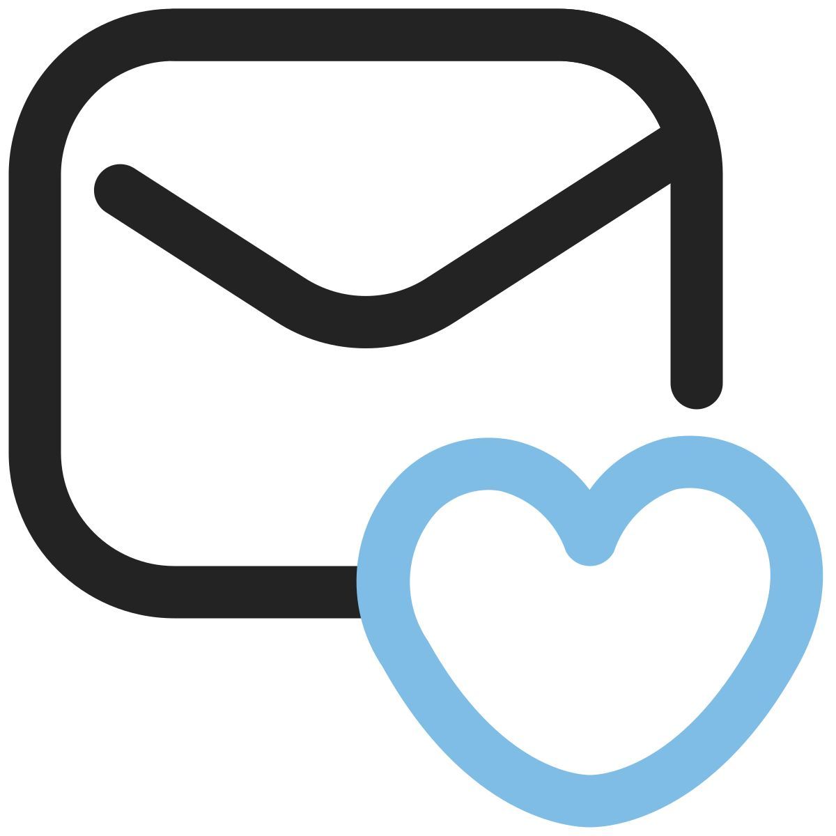 favorite mail icon