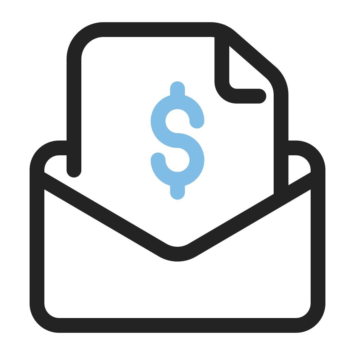 mail advertising icon