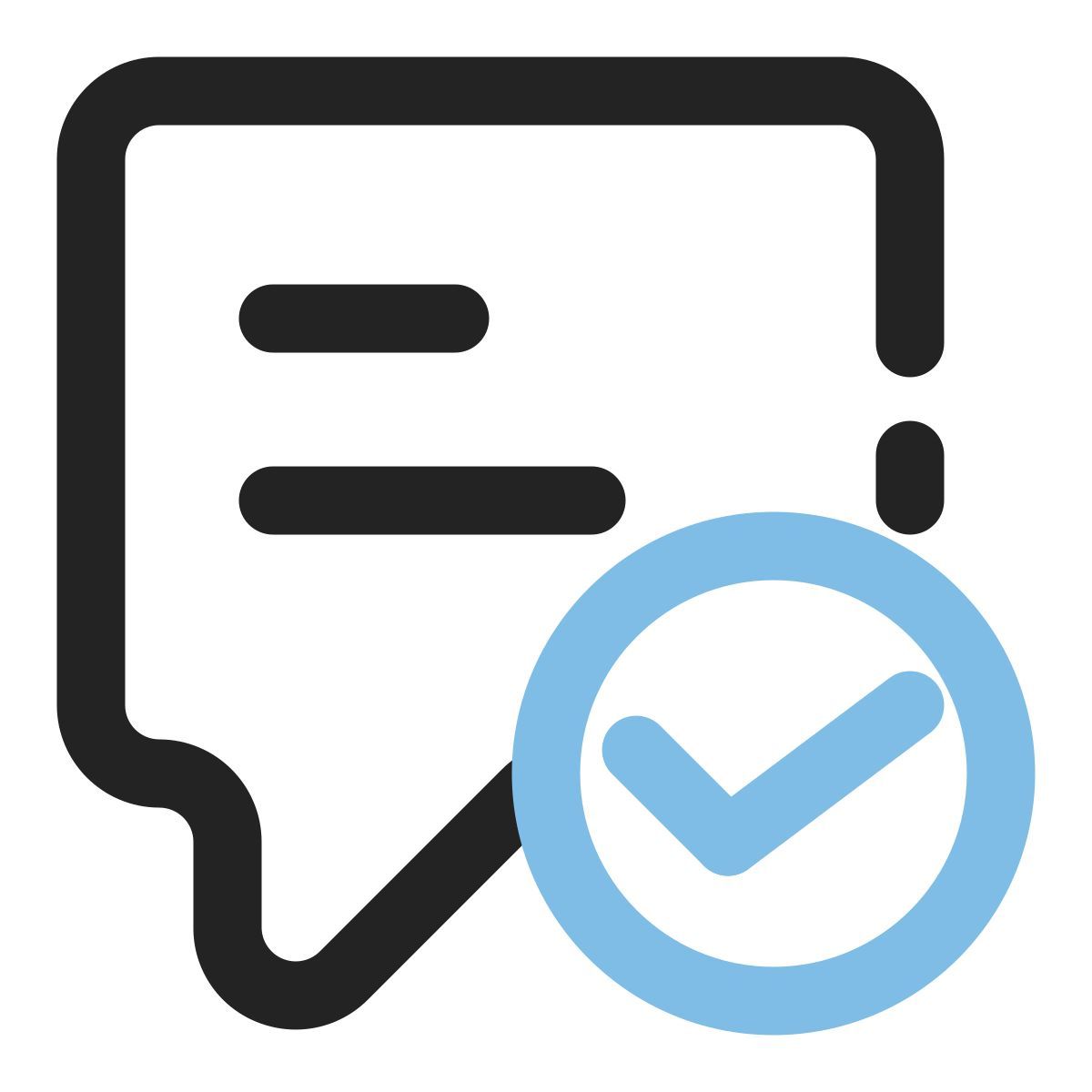 message approve icon
