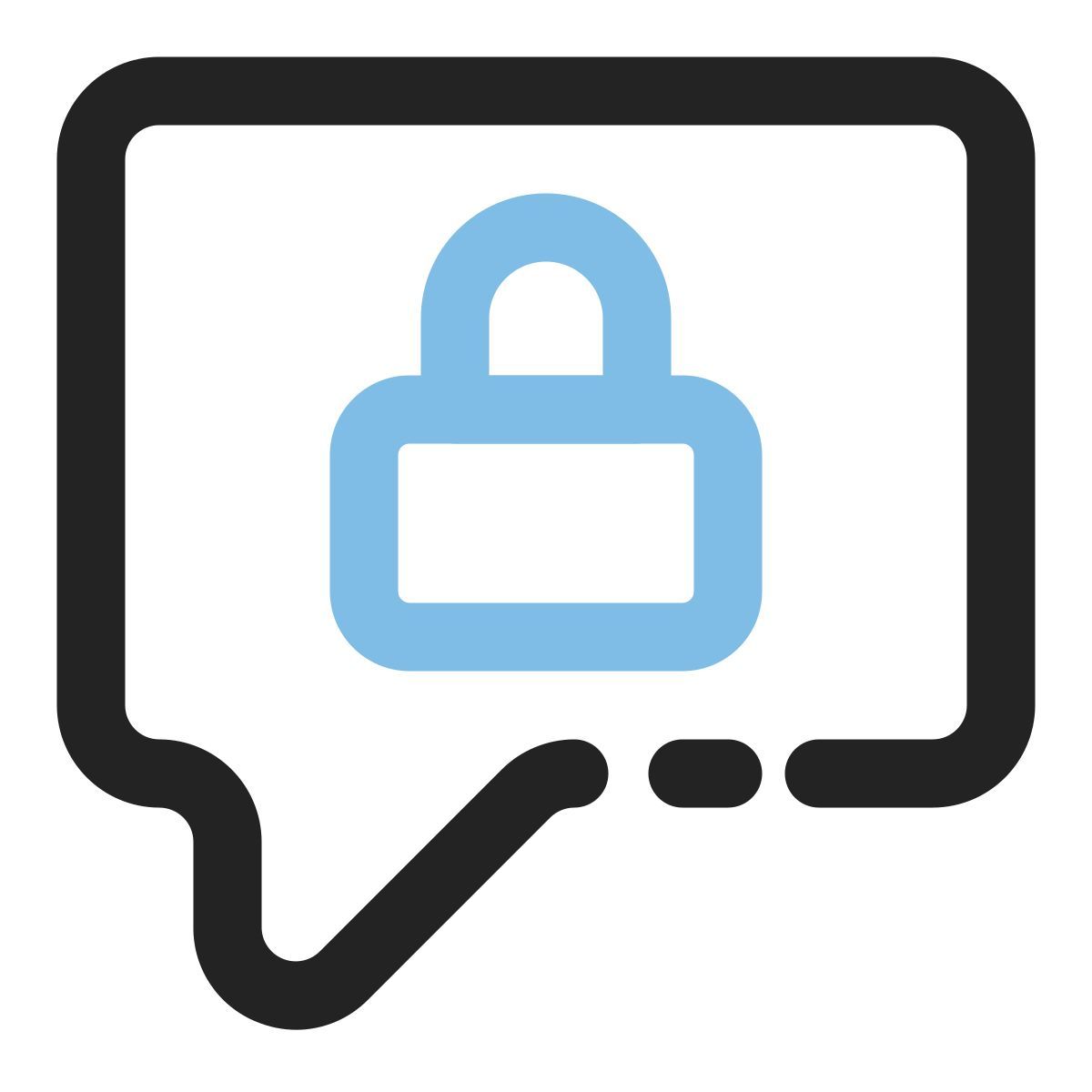 message crypté icon