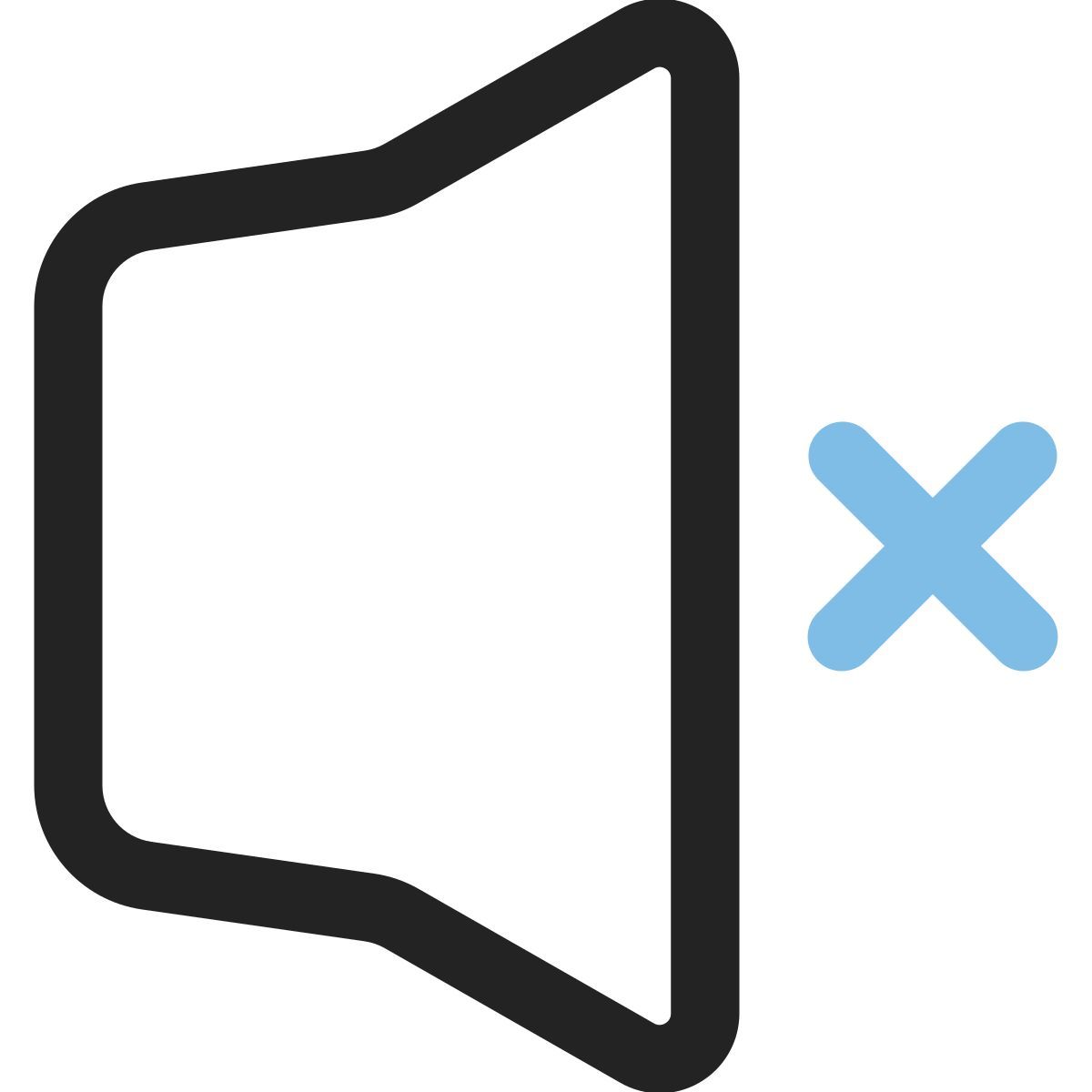 mute sound icon