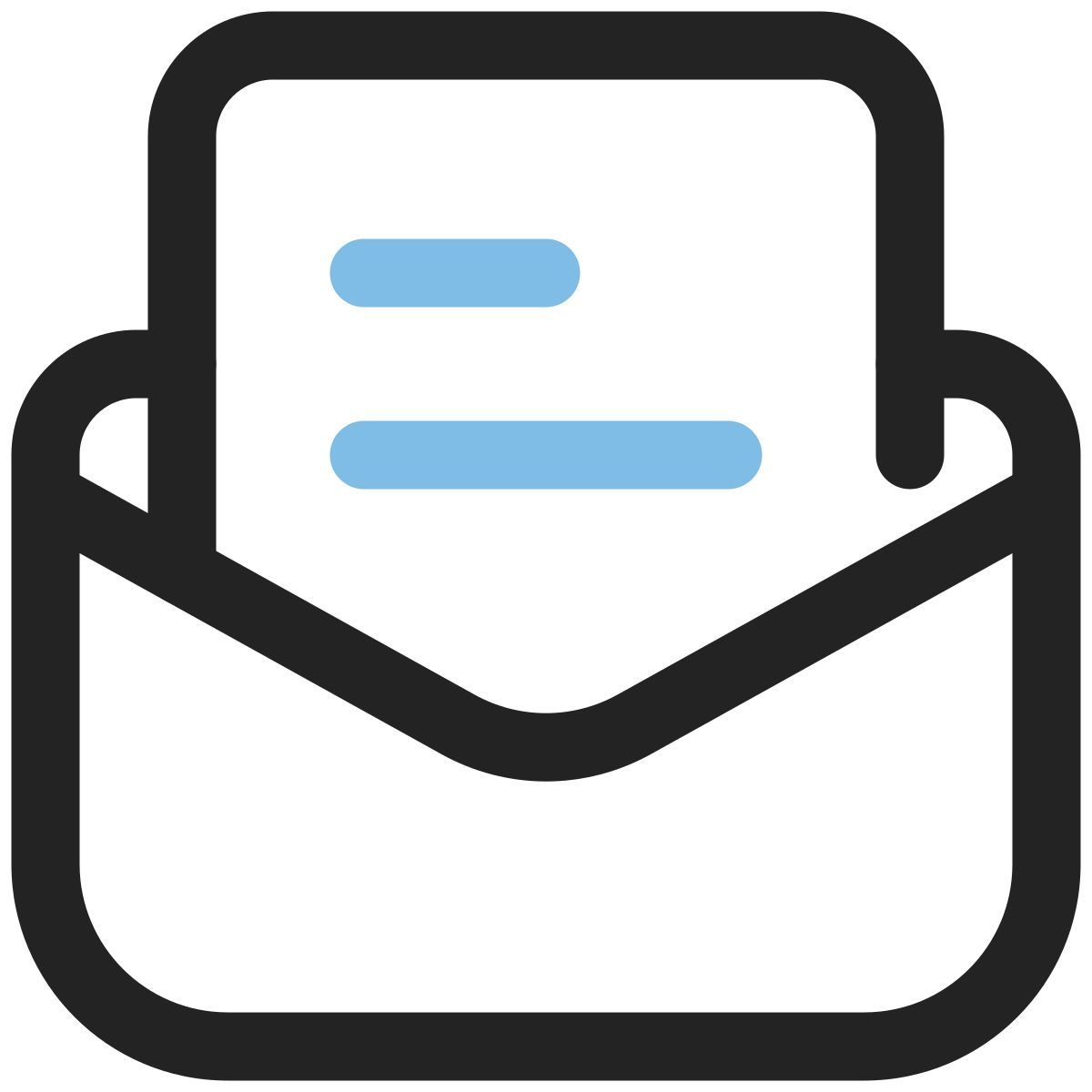 open mail icon