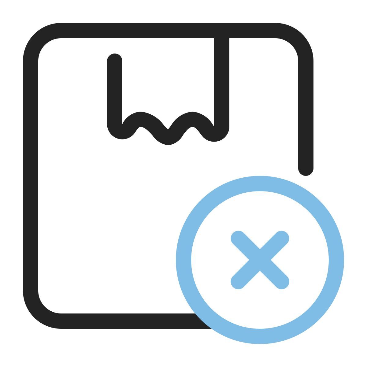 livraison annulée icon