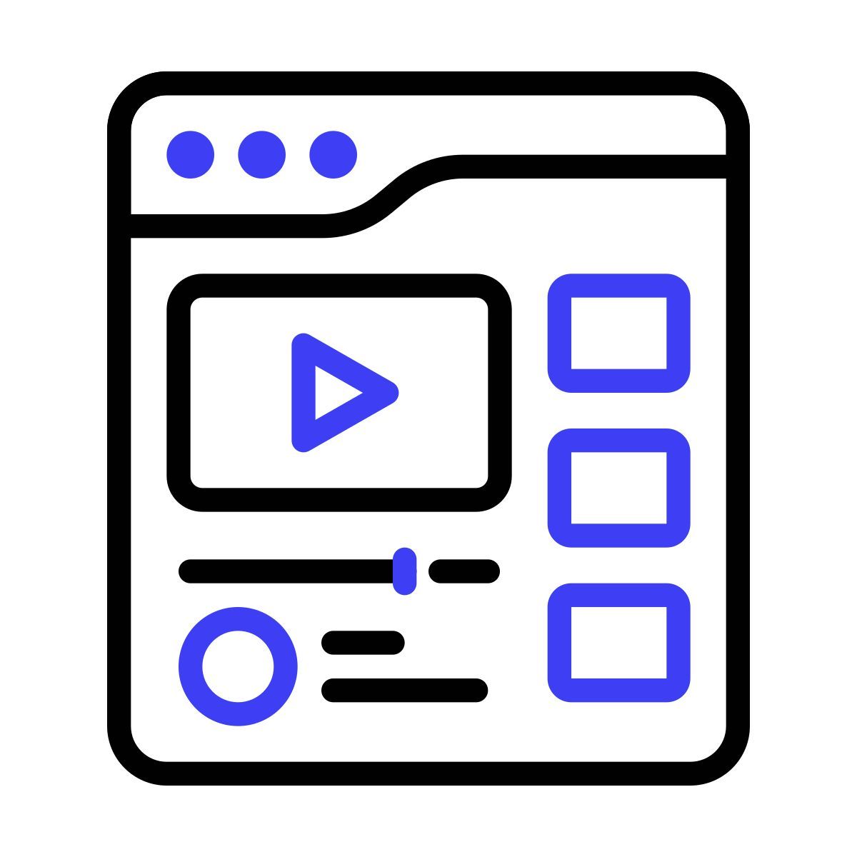 video stream icon