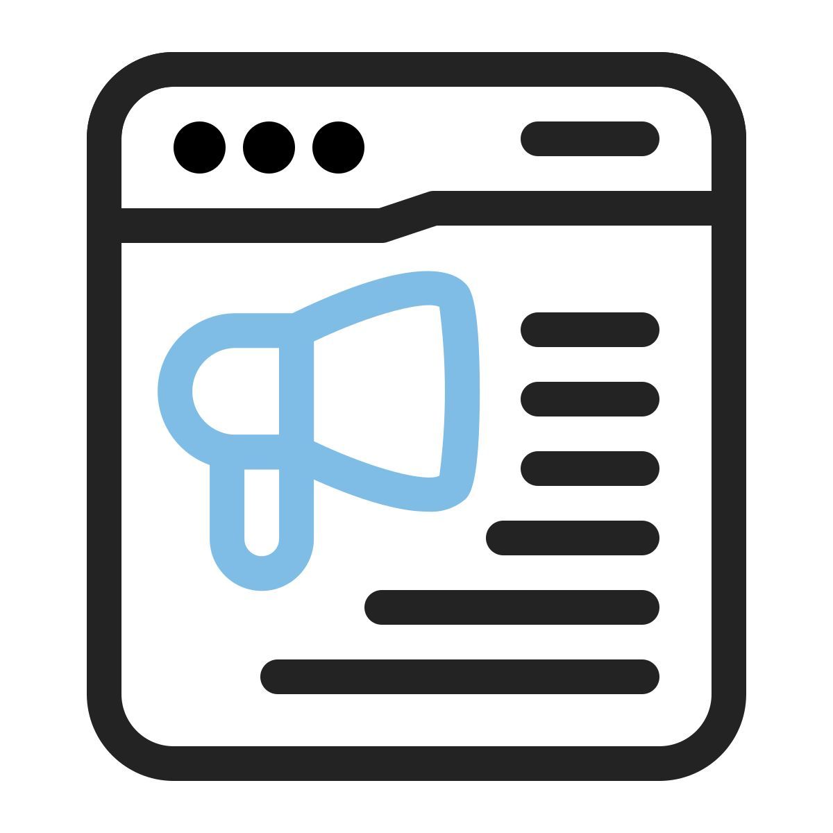 promoción web icon