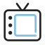 external television-media-anggara-outline-color-anggara-putra icon