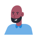 external Black-Bald-Man-Avatar-avatar-(flat)-avatar-andi-nur-abdillah icon