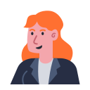external Redhead-Woman-with-Suit-Avatar-avatar-(flat)-avatar-andi-nur-abdillah icon