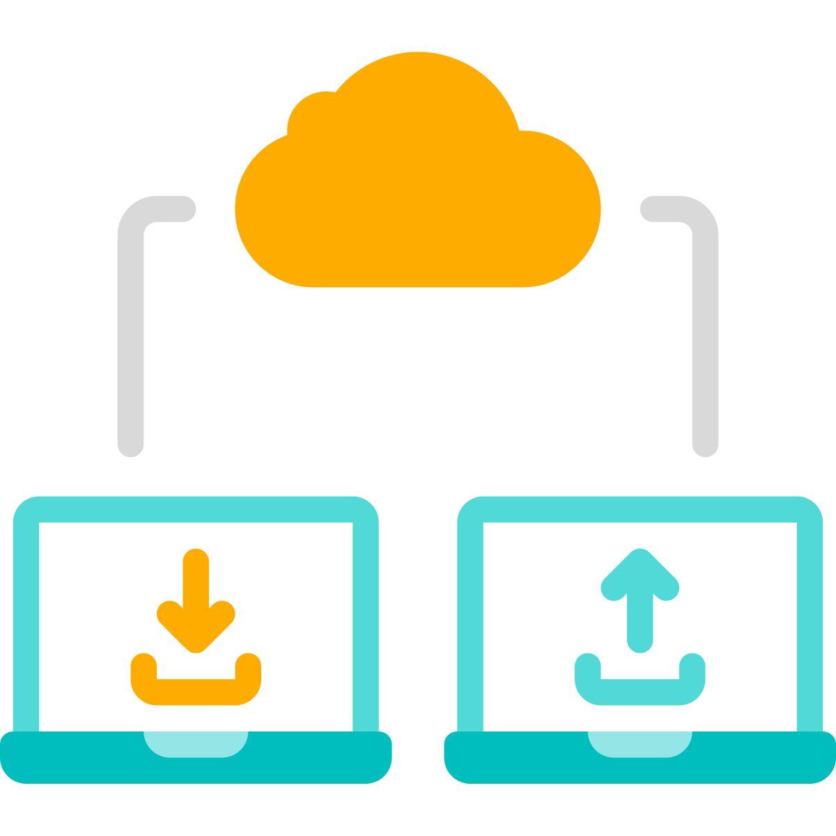 computer cloud icon