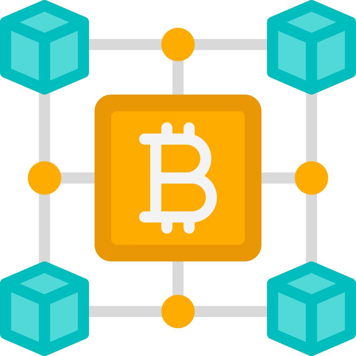 digital bitcoin icon