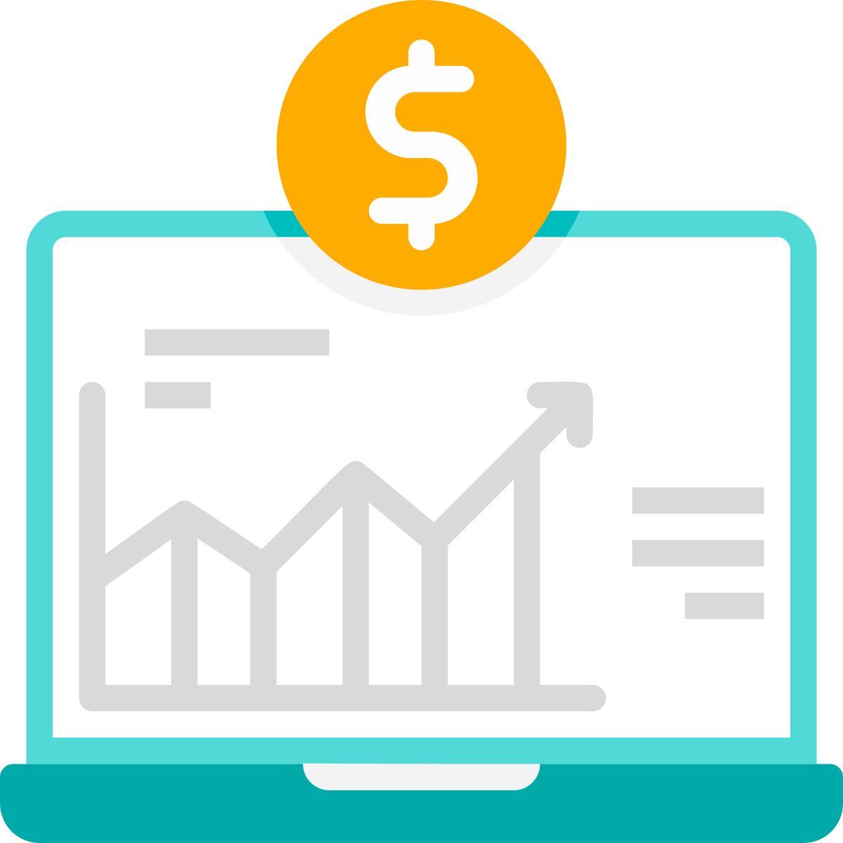 crescita finanziaria icon
