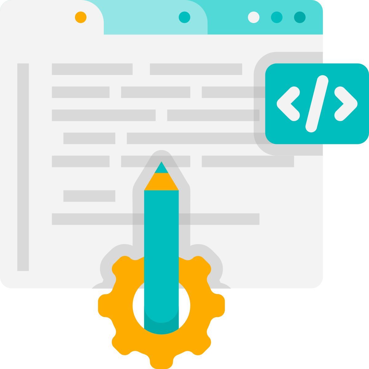 web developing icon