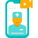 external Videocall-Doctor-online-healthcare-avoca-kerismaker icon