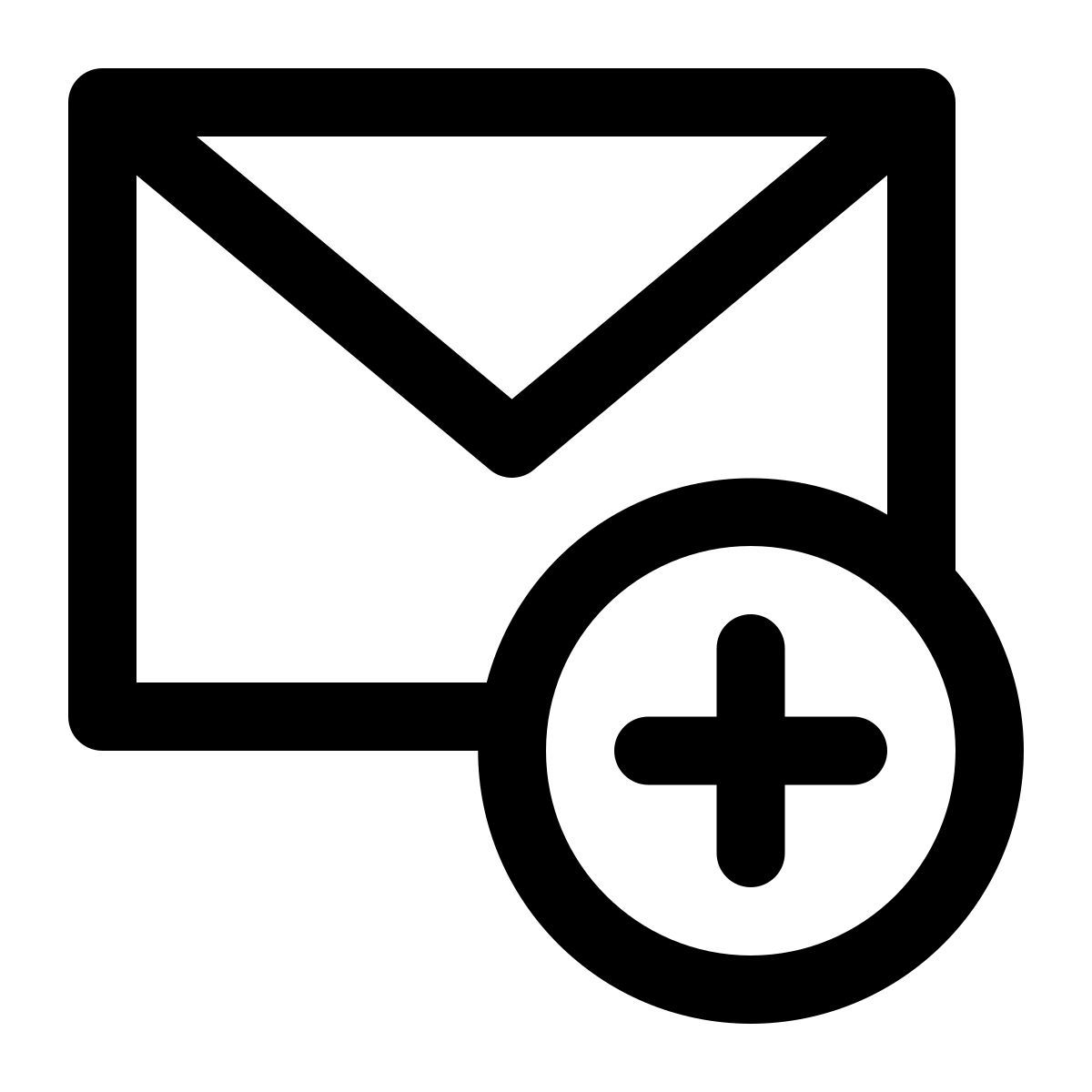 add mail icon