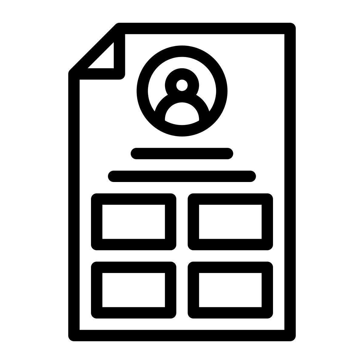 curriculum vitae icon