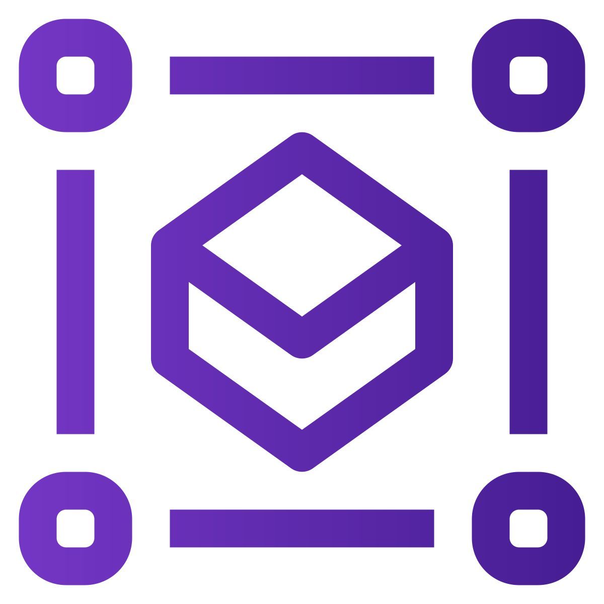 3d cube icon