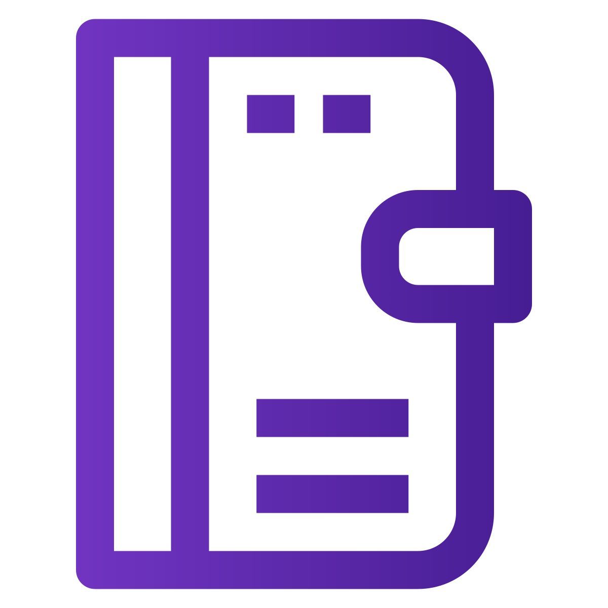 agenda book icon