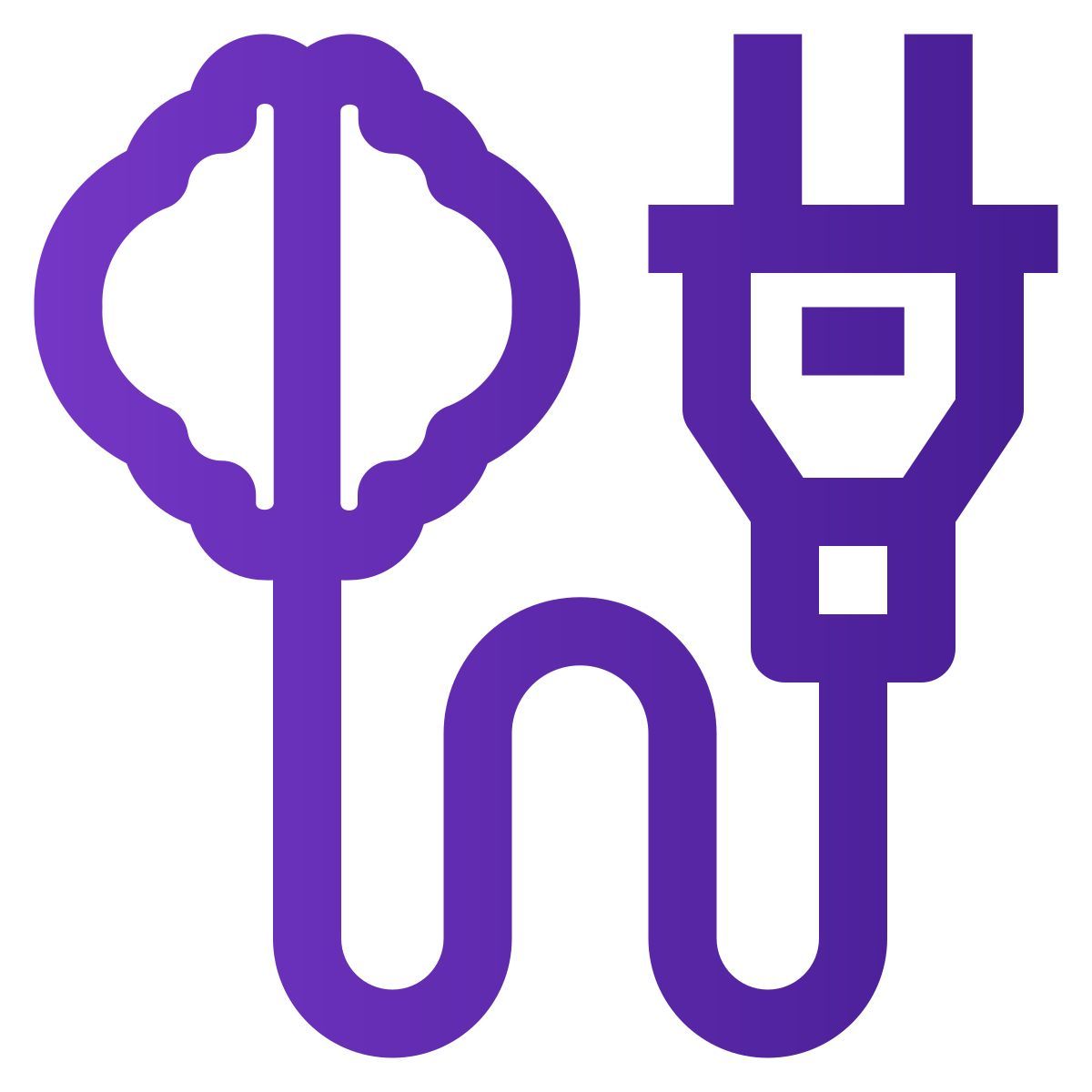 brain charging icon
