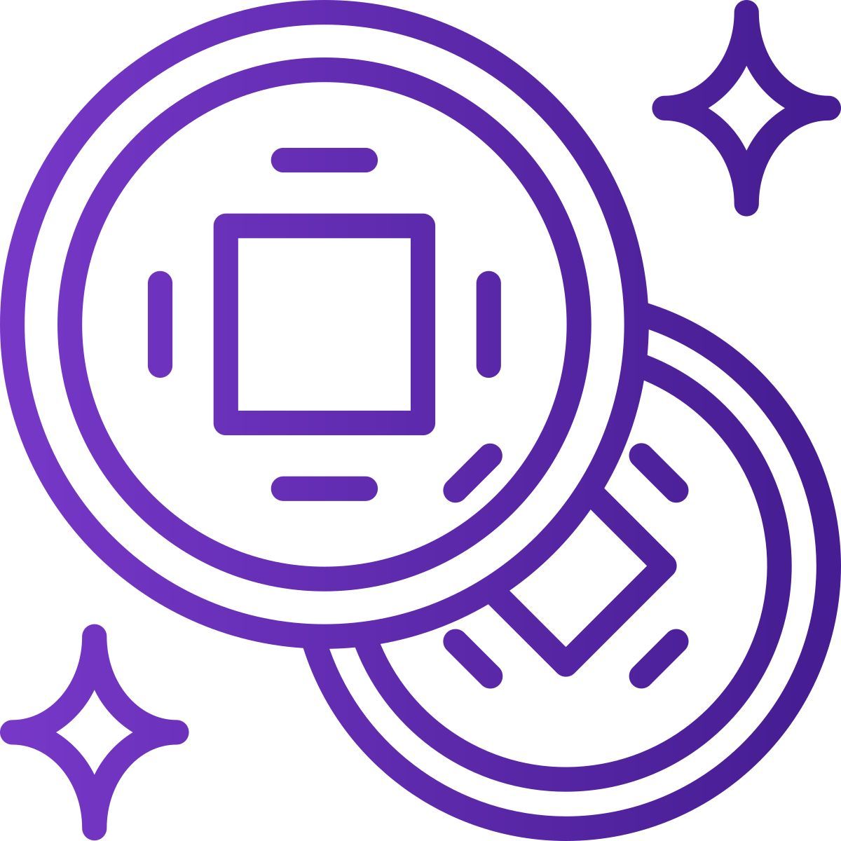 pièce de monnaie chinoise icon