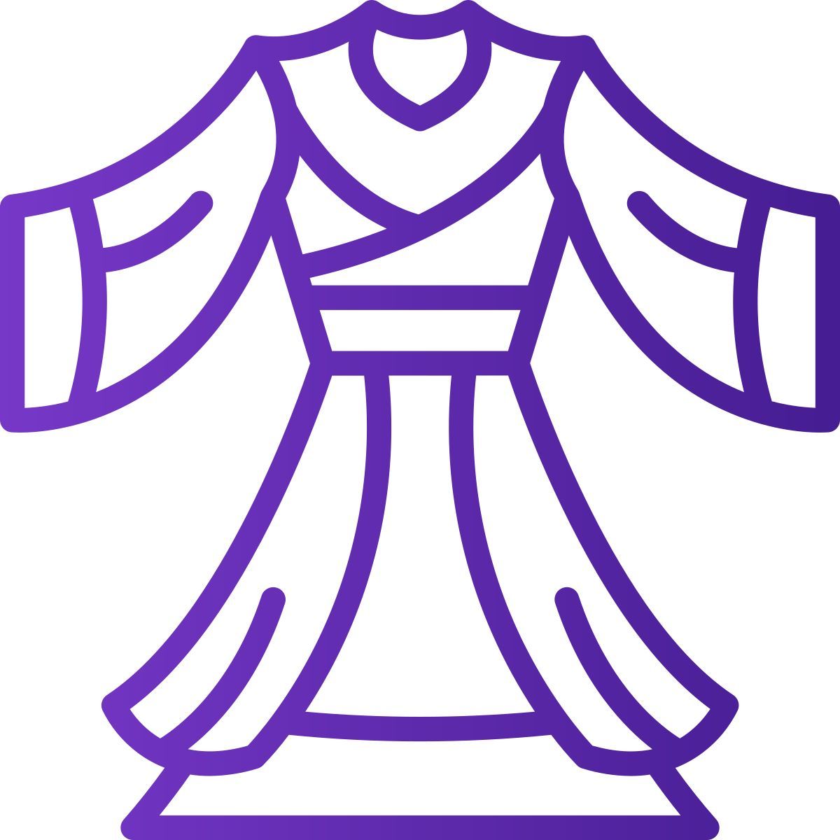 chinese dress icon