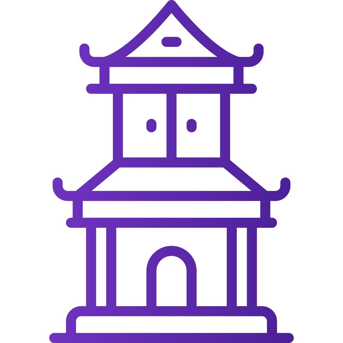 chinesischer tempel icon