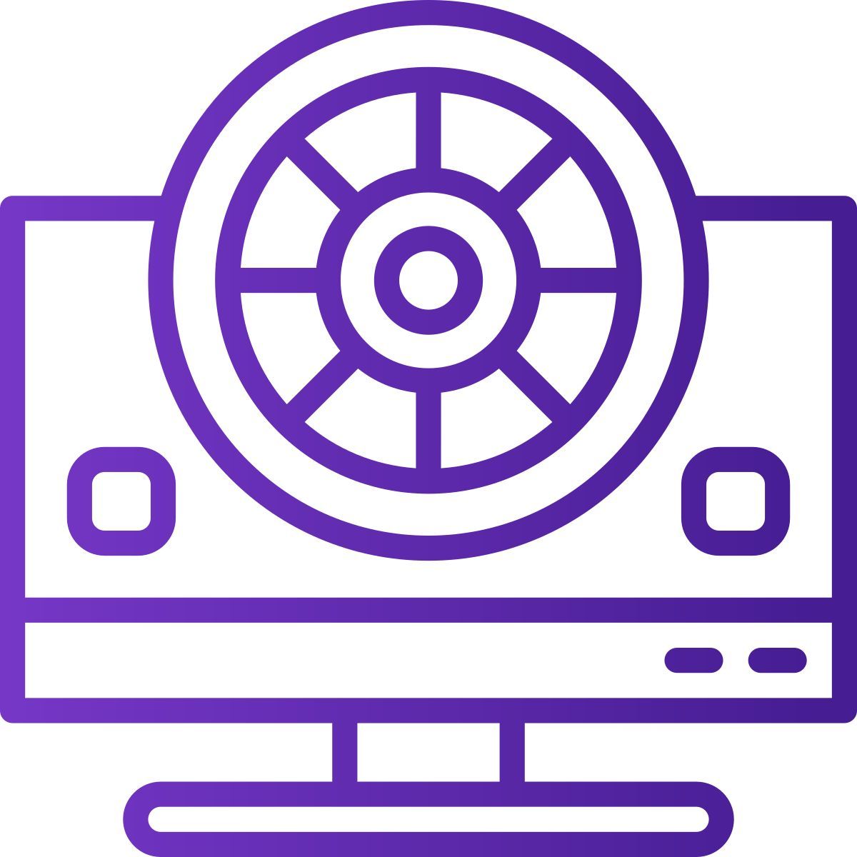 computador colorido icon