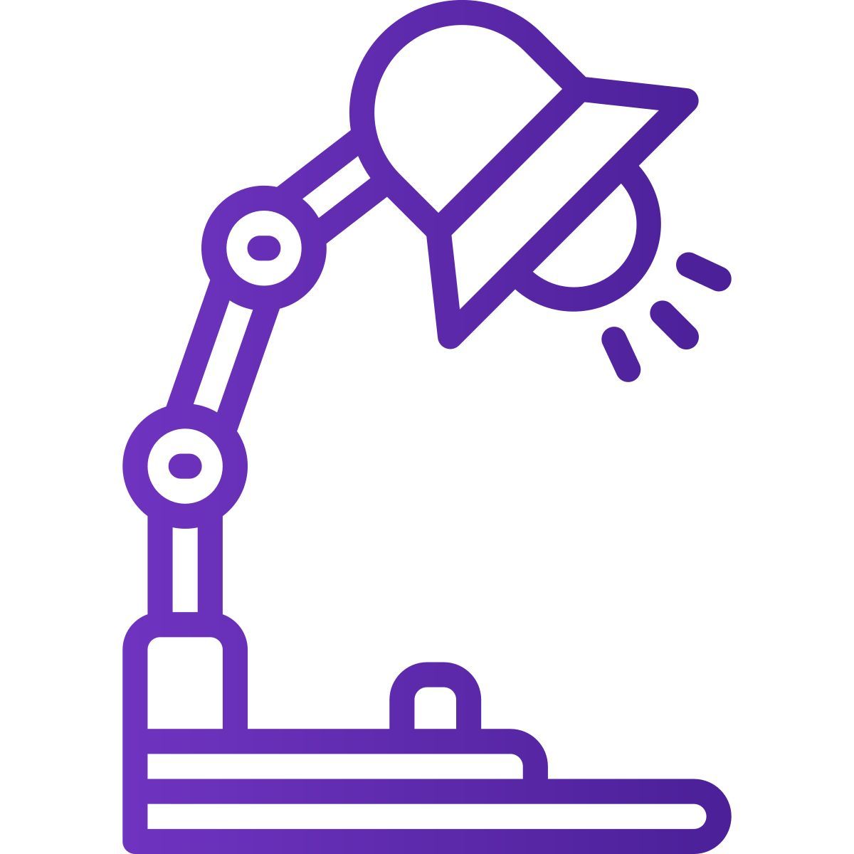 desk lamp icon