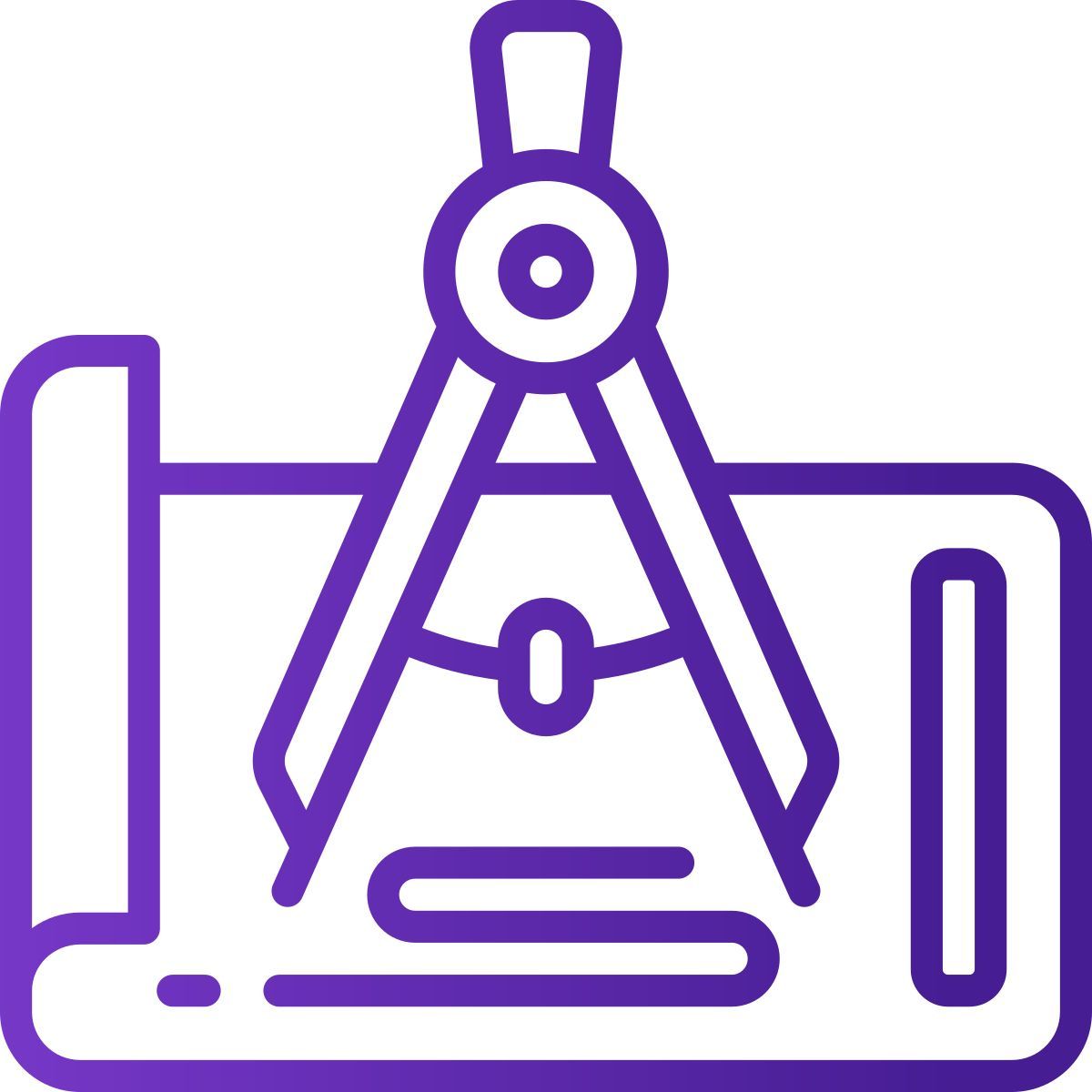 compasso de desenho icon