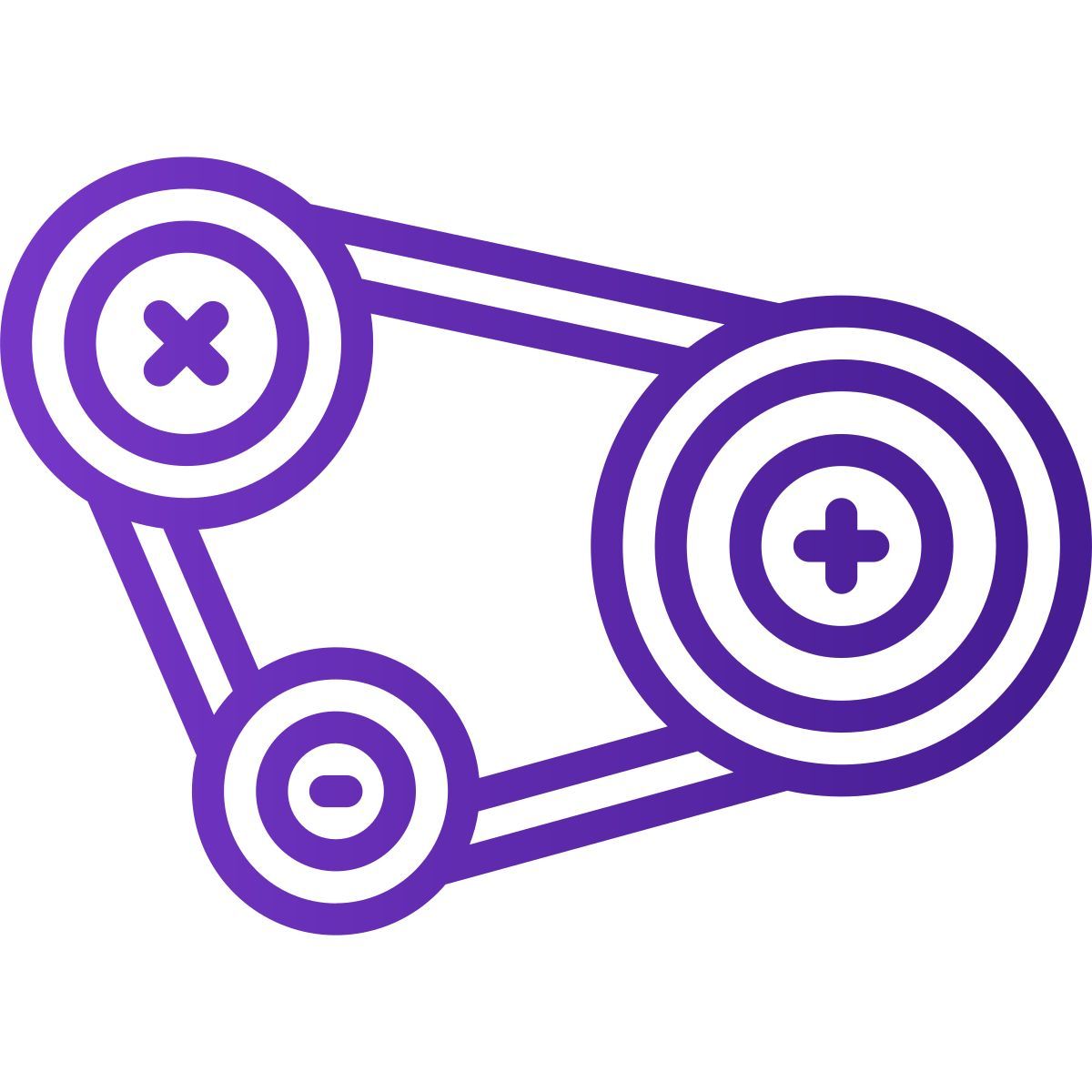 engine belt icon