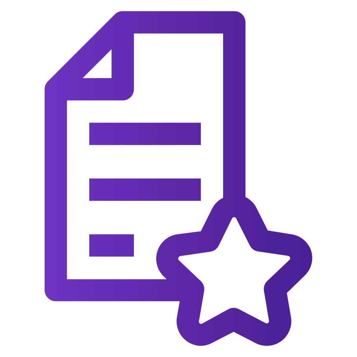 favorite file icon