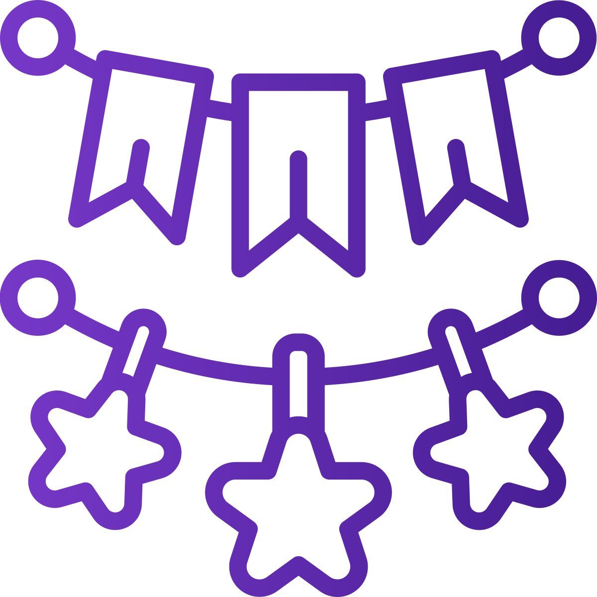 flag decoration icon