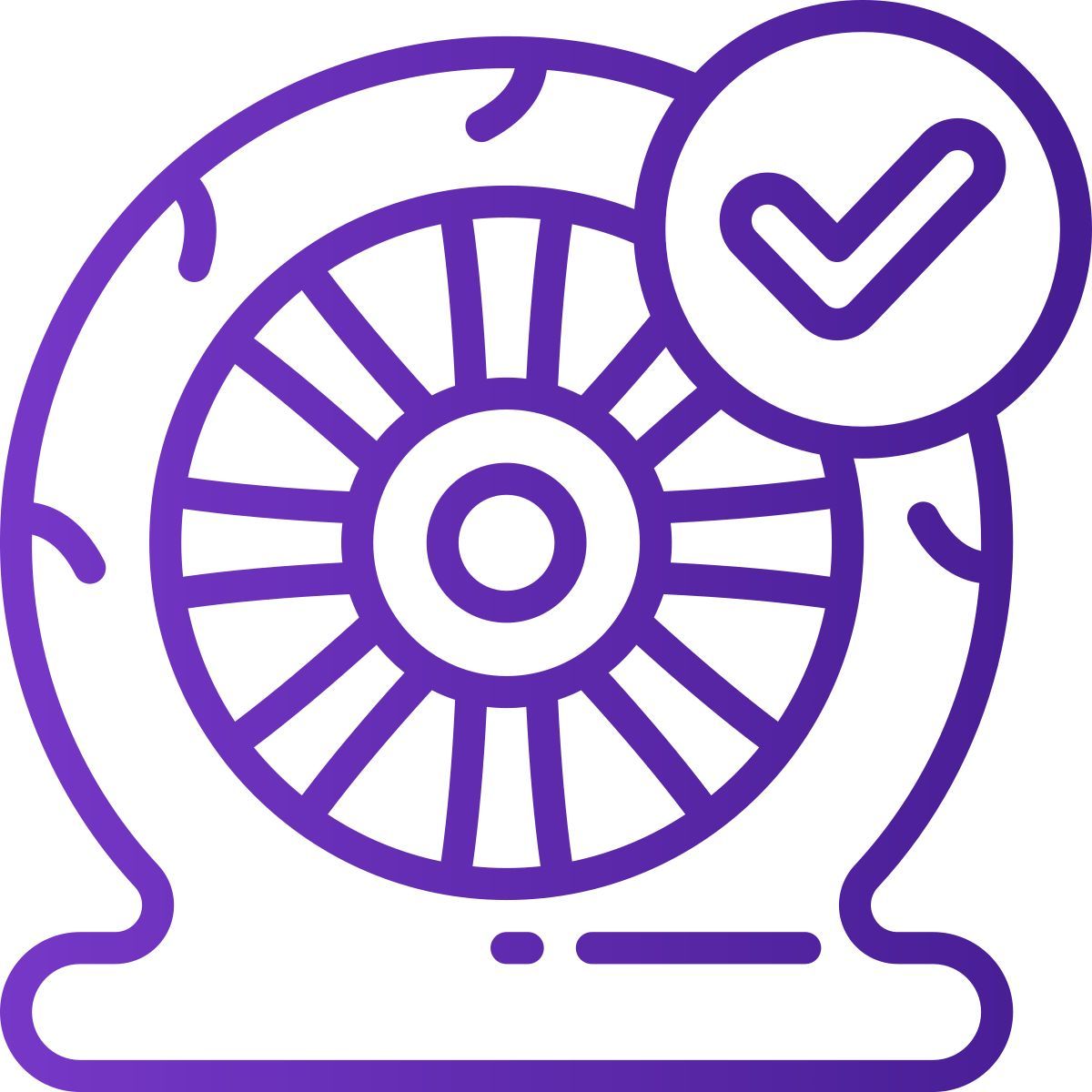 flat tire icon