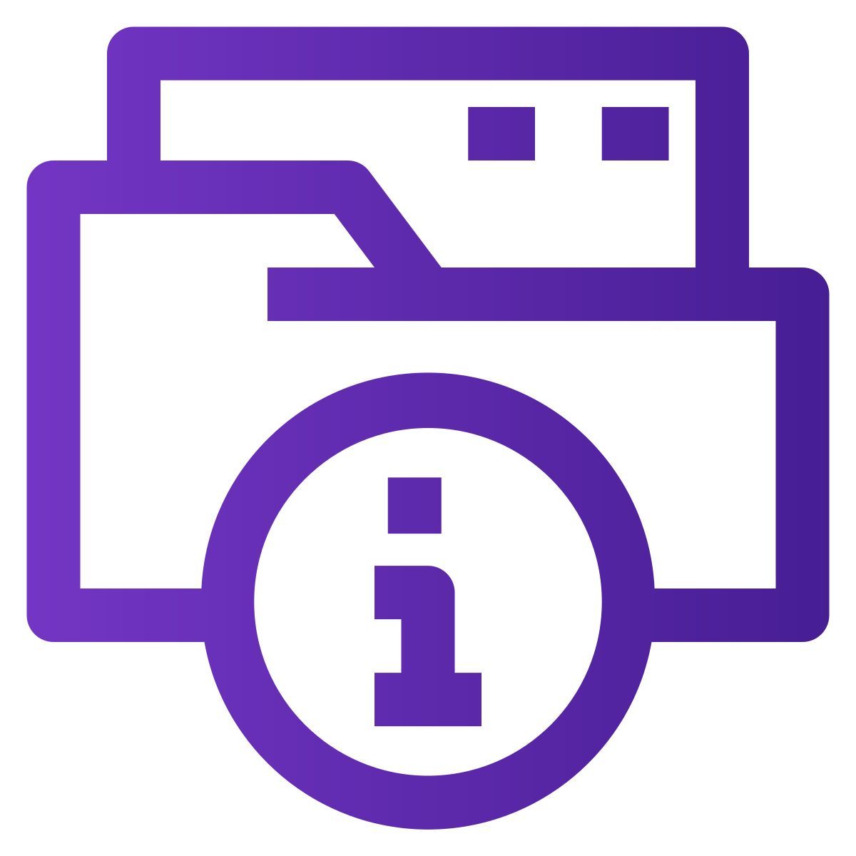 folder info icon