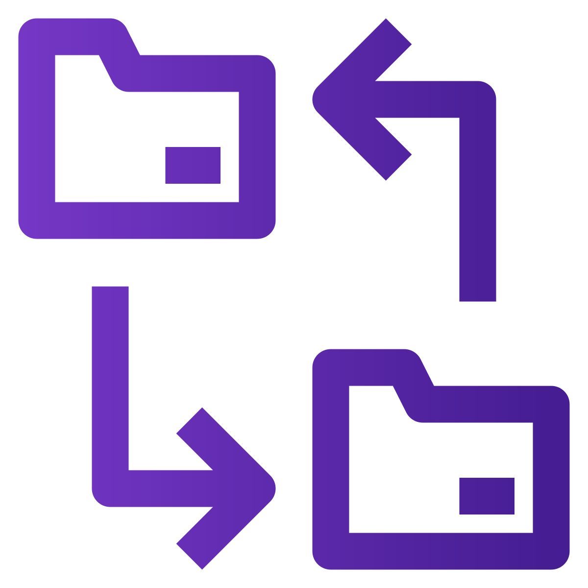 folder transfer icon