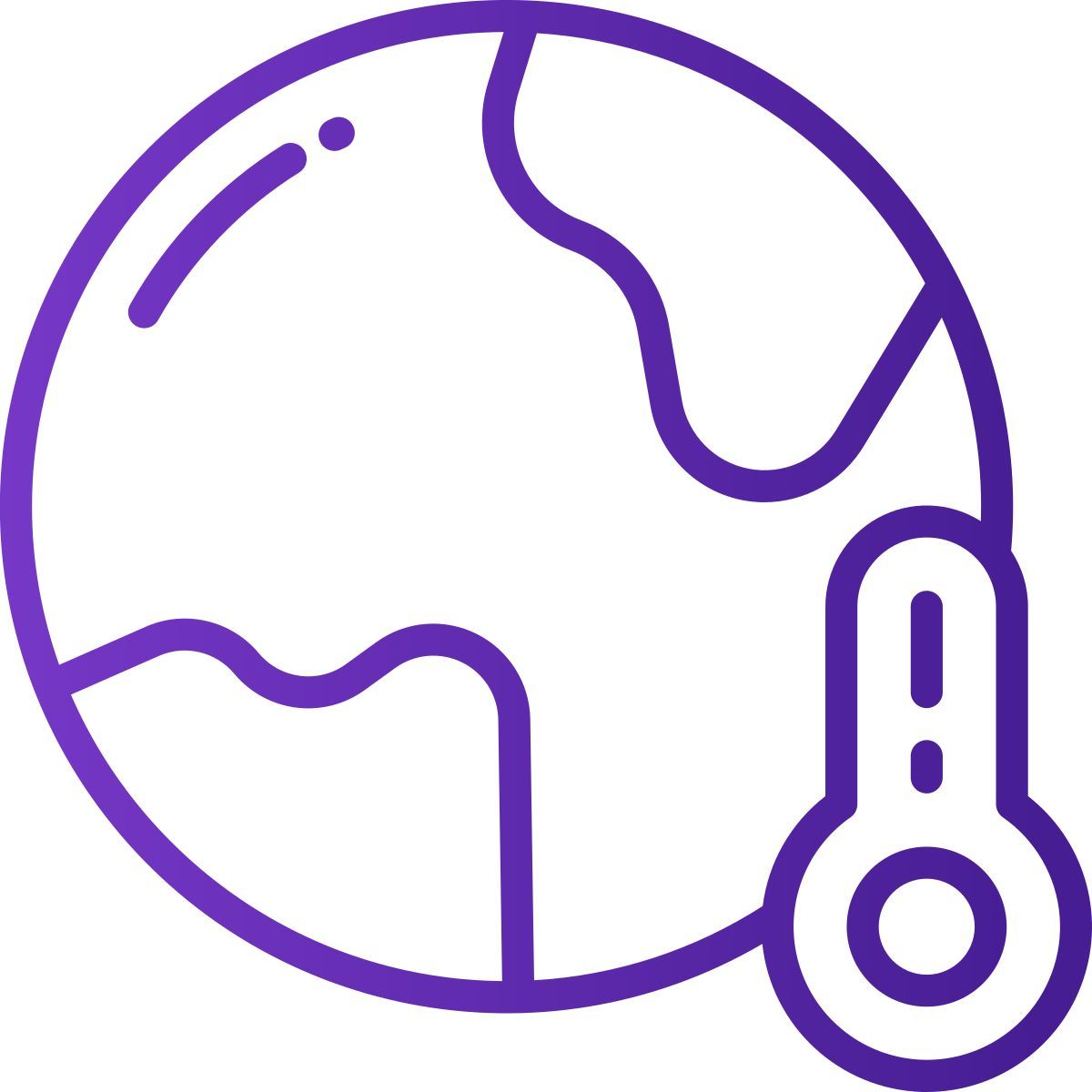 globale erwärmung icon