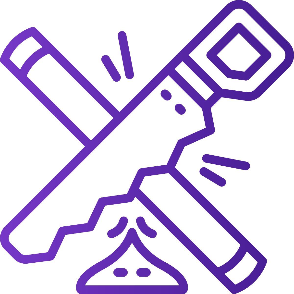 hand saw icon
