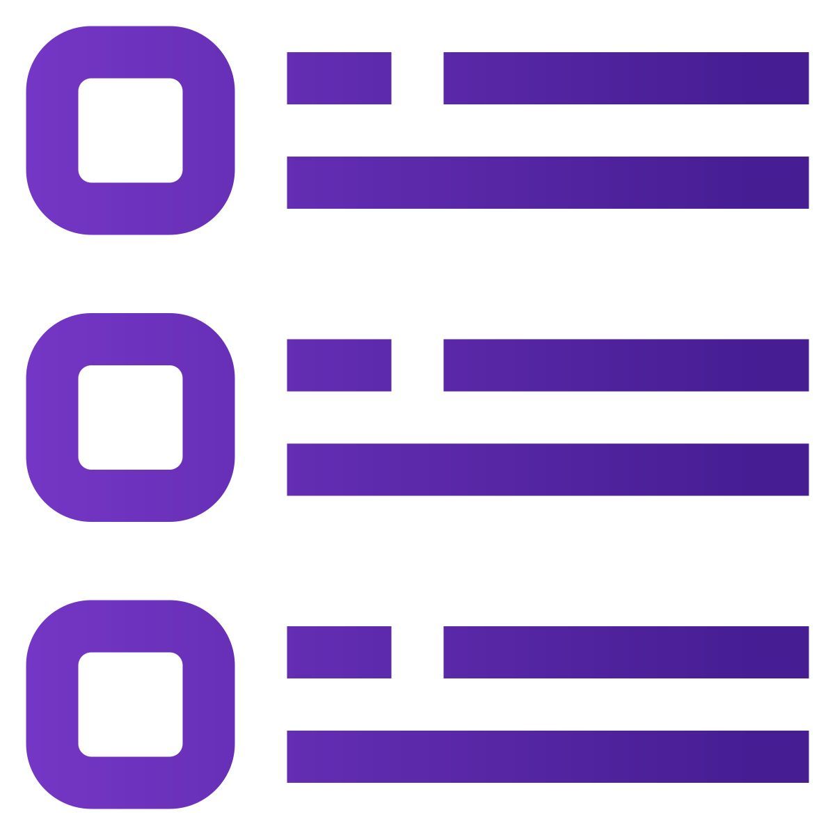 list icon