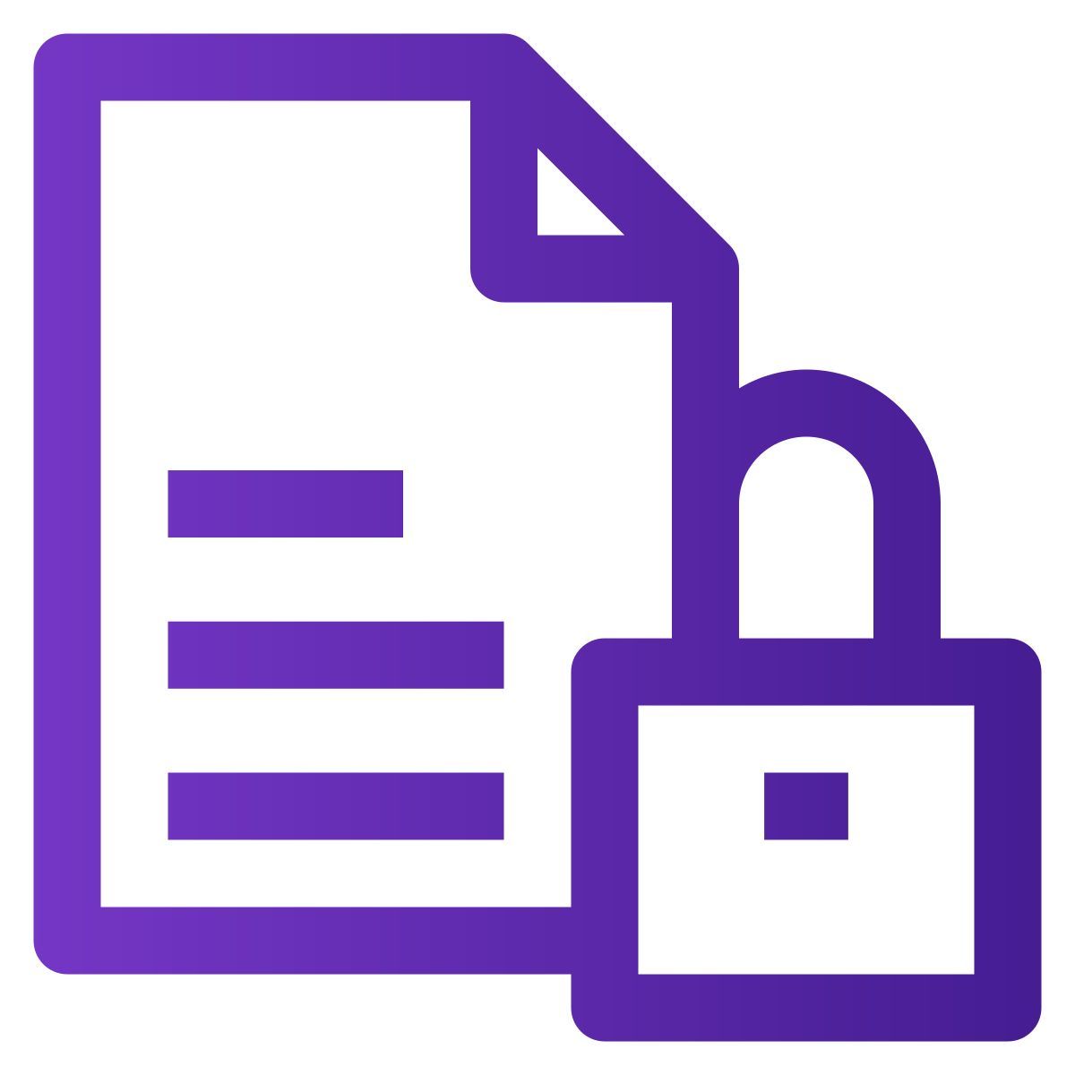 lock file icon