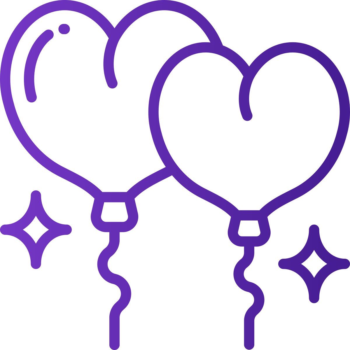 love balloon icon