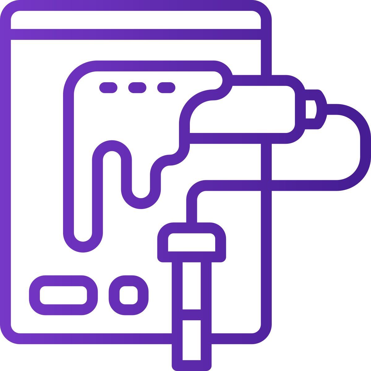 paint roller icon