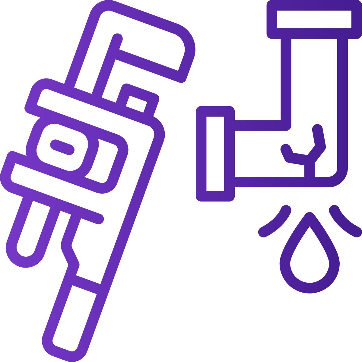 pipe wrench icon