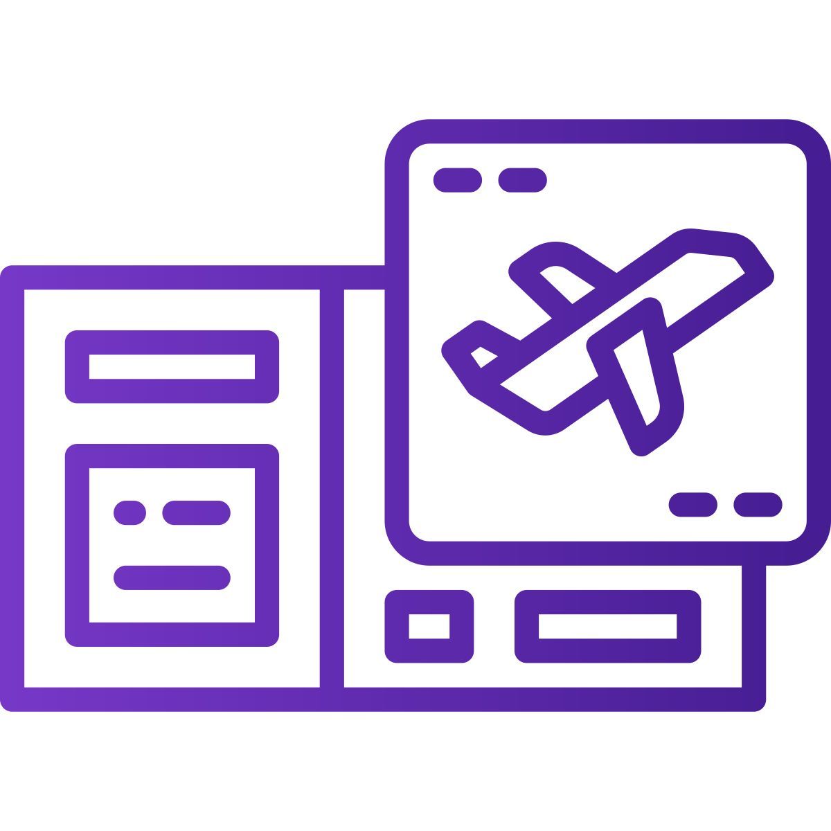 plane ticket icon