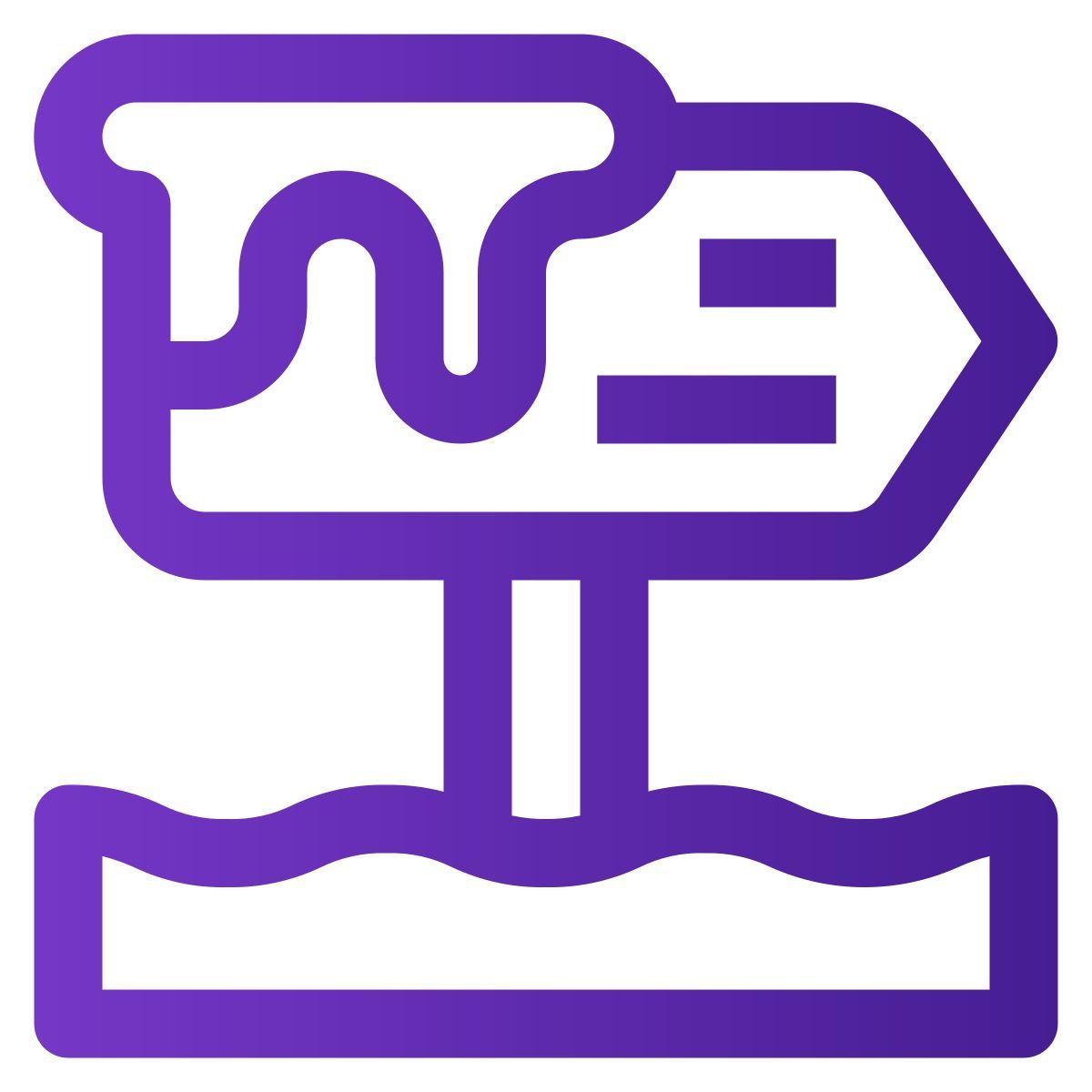 road sign icon