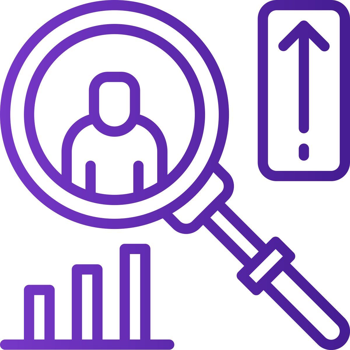 search analytic icon